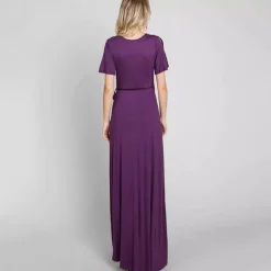 JEANS Maksimekot></noscript>Emerald Deep kietaisumekko purppura