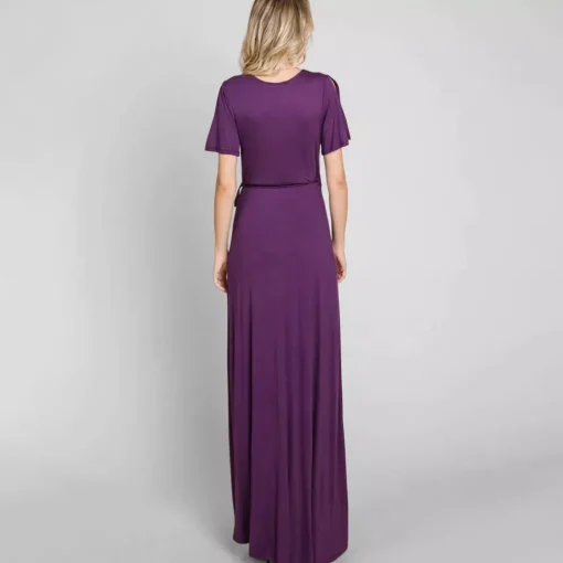 JEANS Maksimekot>Emerald Deep kietaisumekko purppura