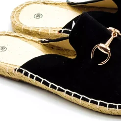 JEANS Kengät></noscript>Espadrillo pistokkaat musta