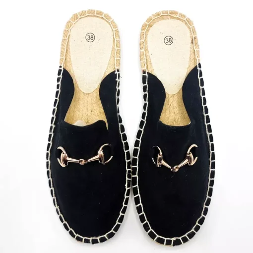 JEANS Kengät>Espadrillo pistokkaat musta