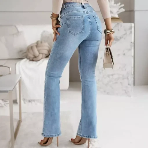 JEANS Farkut>Estee Brown push up stretchfarkut vaaleansininen