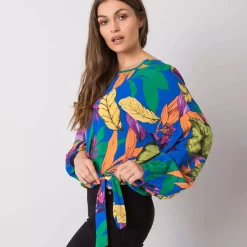 JEANS Pitkähihaiset Paidat>Exmoda Ainara paita kuvioitu/sininen