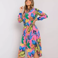 JEANS Midimekot></noscript>Exmoda Deisha paitamekko pinkkikuvioinen