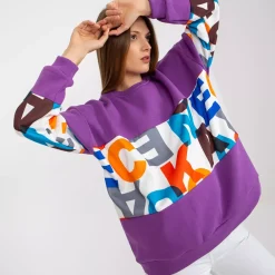 JEANS Pitkähihaiset Paidat>Exmoda Madalynn collegepaita purppura