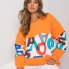 JEANS Pitkähihaiset Paidat>Exmoda Madalynn collegepaita oranssi