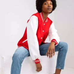 JEANS Takit>Exmoda Minorca collegebomber punainen