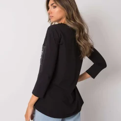 JEANS Pitkähihaiset Paidat></noscript>Exmoda Tianna trikoopaita musta