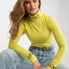 JEANS Pitkähihaiset Paidat>Exmoda Yarina poolopaita keltainen