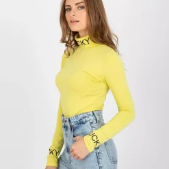 JEANS Pitkähihaiset Paidat></noscript>Exmoda Yarina poolopaita keltainen