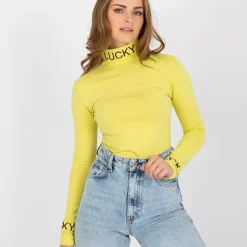 JEANS Pitkähihaiset Paidat></noscript>Exmoda Yarina poolopaita keltainen