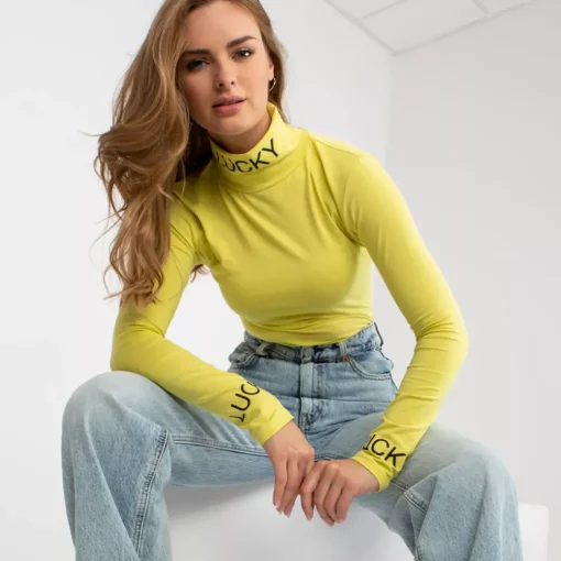 JEANS Pitkähihaiset Paidat>Exmoda Yarina poolopaita keltainen