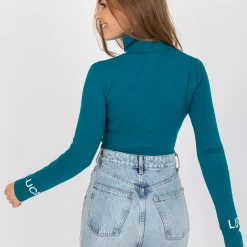 JEANS Pitkähihaiset Paidat></noscript>Exmoda Yarina poolopaita petrooli