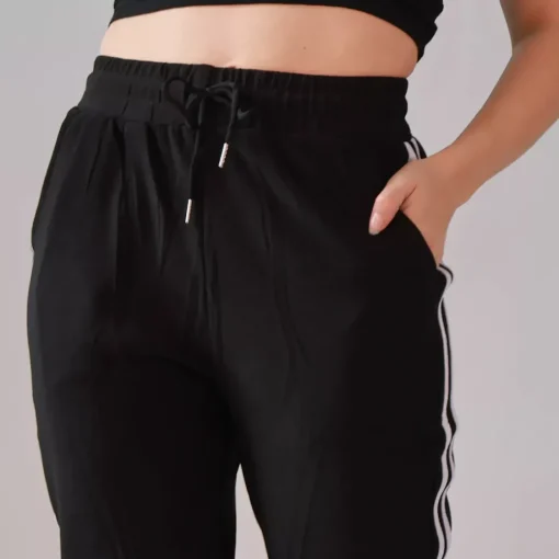 JEANS Housut>Fashion Evora fleecevuoratut housut musta