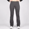 JEANS Housut>Fiona trikoohousut bootcut-lahkeella antrasiitti