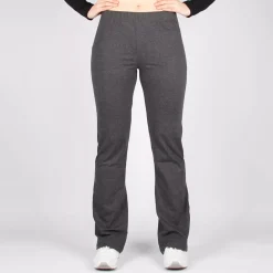 JEANS Housut>Fiona trikoohousut bootcut-lahkeella antrasiitti