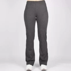 JEANS Housut>Fiona trikoohousut bootcut-lahkeella antrasiitti