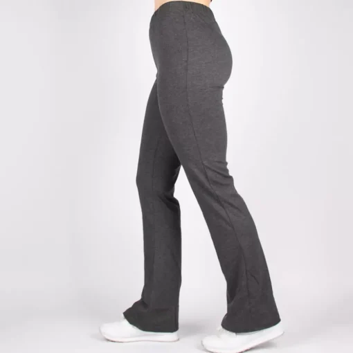JEANS Housut>Fiona trikoohousut bootcut-lahkeella antrasiitti