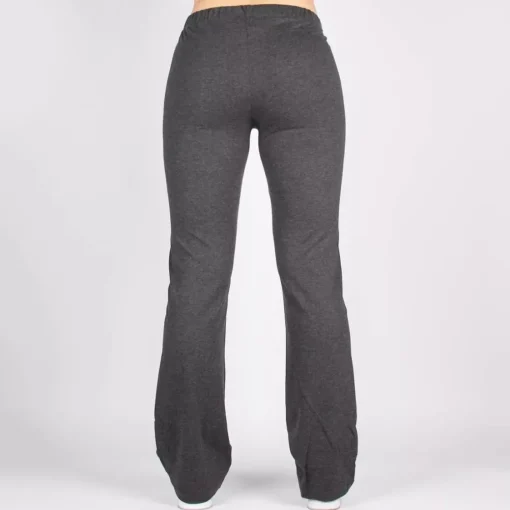 JEANS Housut>Fiona trikoohousut bootcut-lahkeella antrasiitti