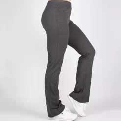 JEANS Housut></noscript>Fiona trikoohousut bootcut-lahkeella antrasiitti
