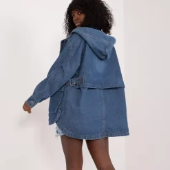 JEANS Takit></noscript>FL Mode hupullinen farkkutakki sininen