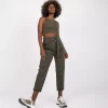 JEANS Housut>Florence 18 Cabrera housut khaki