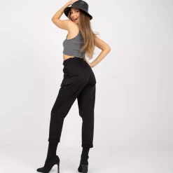 JEANS Housut></noscript>Florence 18 Cabrera housut musta