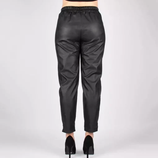 JEANS Housut>Florence 18 PU housut musta