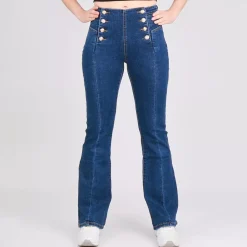 JEANS Farkut>Foly Rose Flared stretchfarkut t.sininen