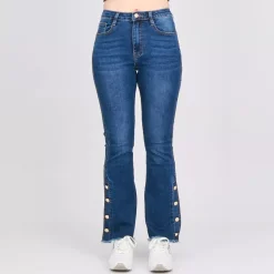 JEANS Farkut>Foly Rose Flared stretchfarkut t.sininen