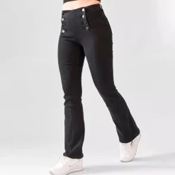 JEANS Farkut></noscript>Foly Rose Flared stretchfarkut musta