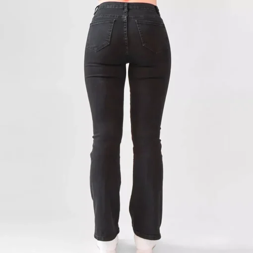 JEANS Farkut>Foly Rose Flared stretchfarkut musta