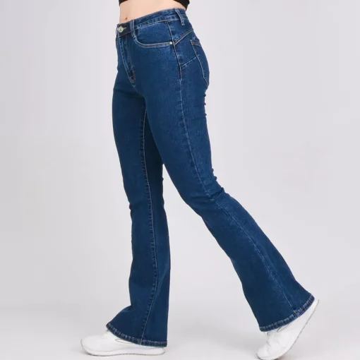 JEANS Farkut>Foly Rose push-up stretchfarkut t.sininen