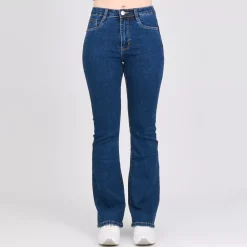 JEANS Farkut></noscript>Foly Rose push-up stretchfarkut t.sininen