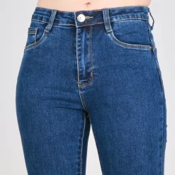 JEANS Farkut></noscript>Foly Rose push-up stretchfarkut t.sininen