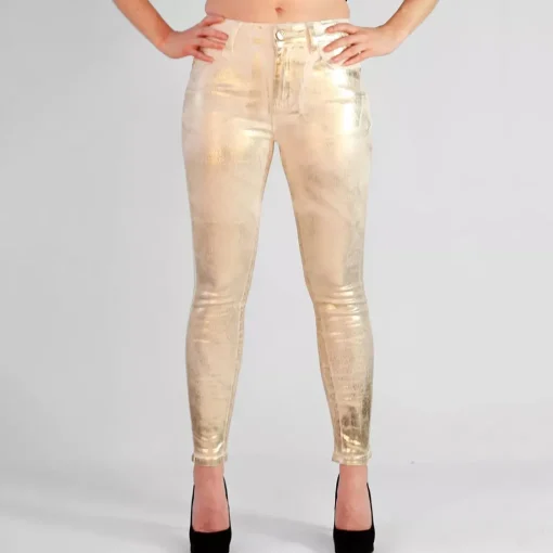 JEANS Farkut>Foly Rose Skinny kullanhohtoiset stretchfarkut