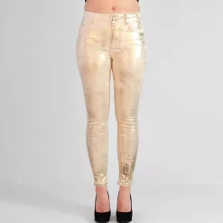 JEANS Farkut></noscript>Foly Rose Skinny kullanhohtoiset stretchfarkut