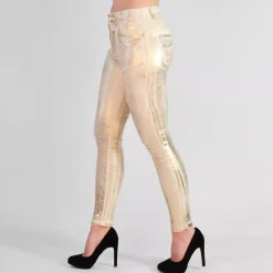JEANS Farkut></noscript>Foly Rose Skinny kullanhohtoiset stretchfarkut