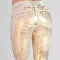 JEANS Farkut></noscript>Foly Rose Skinny kullanhohtoiset stretchfarkut