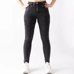 JEANS Farkut>Foly Rose Skinny stretchfarkut t.harmaa