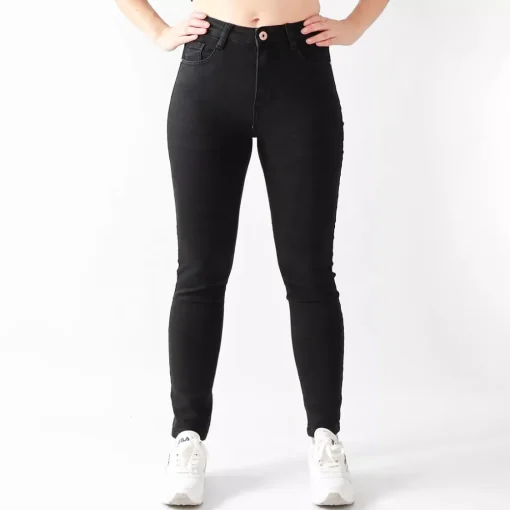 JEANS Farkut>Foly Rose Skinny stretchfarkut musta