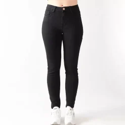 JEANS Farkut>Foly Rose Skinny stretchfarkut musta