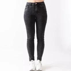 JEANS Farkut>Foly Rose Skinny stretchfarkut t.harmaa