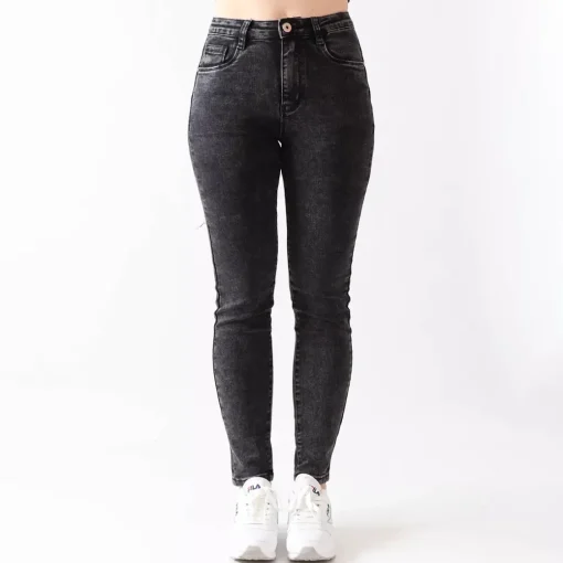 JEANS Farkut>Foly Rose Skinny stretchfarkut t.harmaa