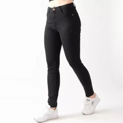 JEANS Farkut></noscript>Foly Rose Skinny stretchfarkut musta