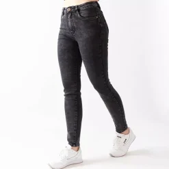 JEANS Farkut></noscript>Foly Rose Skinny stretchfarkut t.harmaa