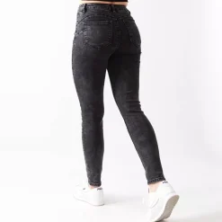 JEANS Farkut></noscript>Foly Rose Skinny stretchfarkut t.harmaa