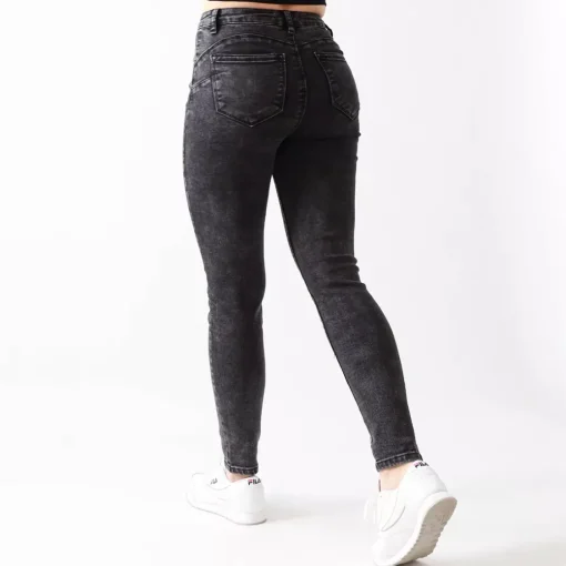 JEANS Farkut>Foly Rose Skinny stretchfarkut t.harmaa