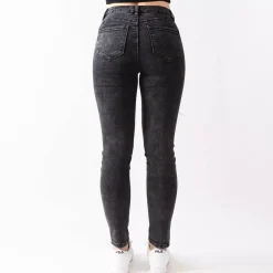 JEANS Farkut></noscript>Foly Rose Skinny stretchfarkut t.harmaa