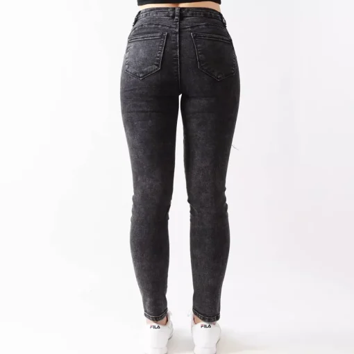 JEANS Farkut>Foly Rose Skinny stretchfarkut t.harmaa