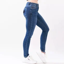 JEANS Farkut></noscript>Foly Rose Skinny stretchfarkut sininen